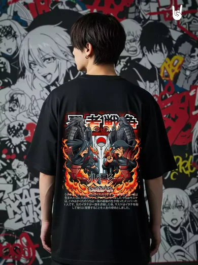 Akatsuki Flame – Itachi Oversized T-shirt