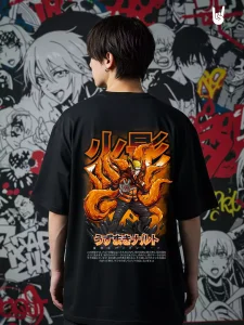 Oversized Demon Slayer Anime Graphic Tee