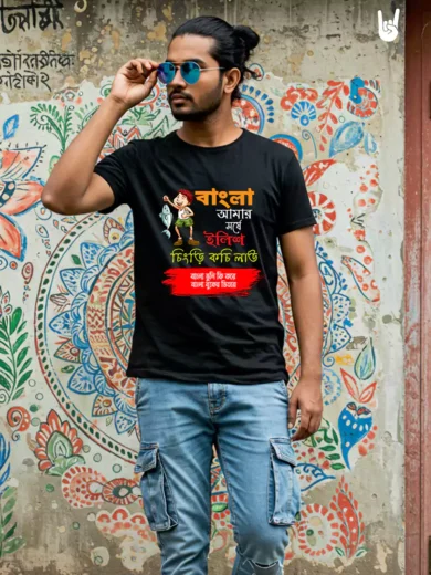 Bangla amar sorshe ilish – Bengali Tshirt