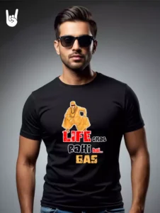 Mood ka koi bharosa nahi Hindi Printed T-Shirt